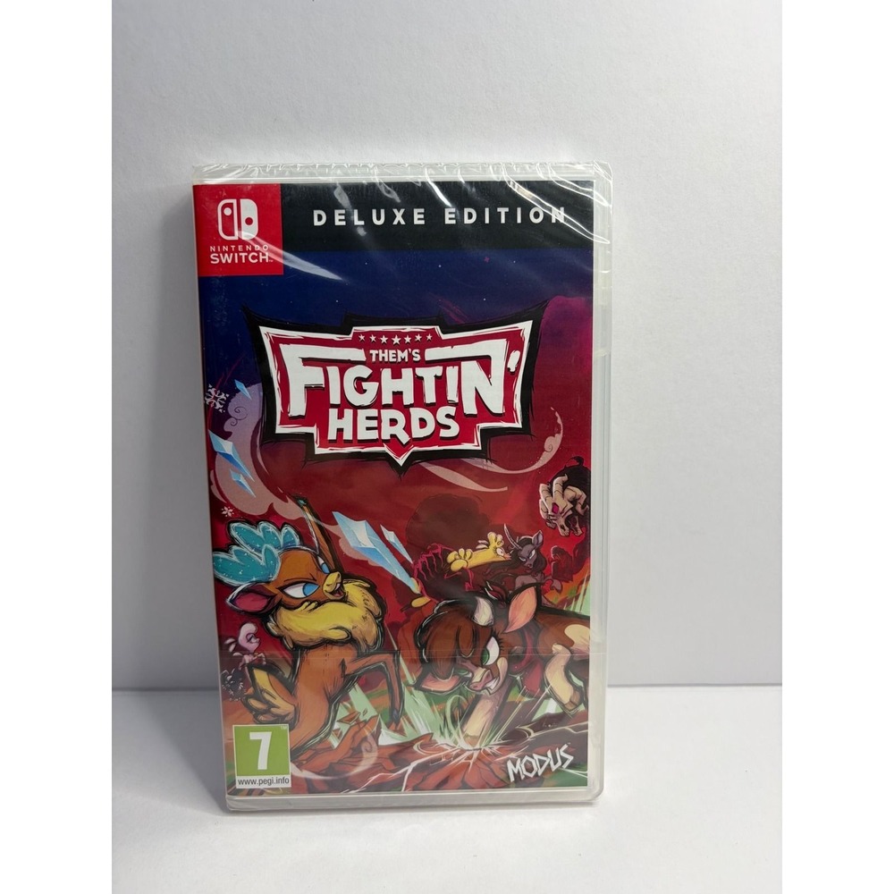 Them's Fightin' Herds Deluxe Edition Nintendo Switch New Sealed PEGI Import